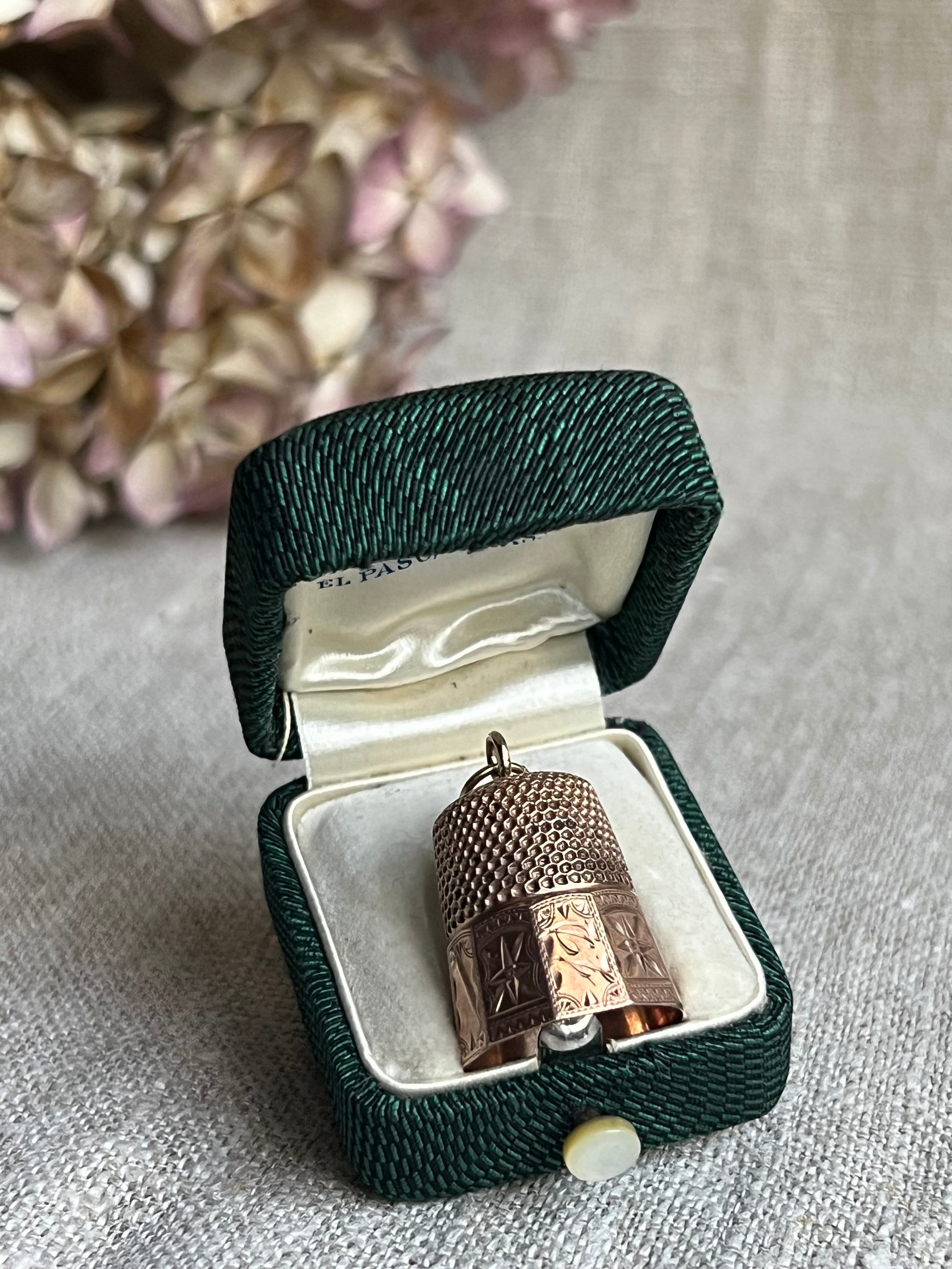 24k Gold Plated Sewing Thimble - THE BEACH PLUM COMPANY