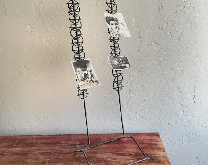 Vintage Wire Chip Rack Photo Display General Store Shopkeeping Etsy