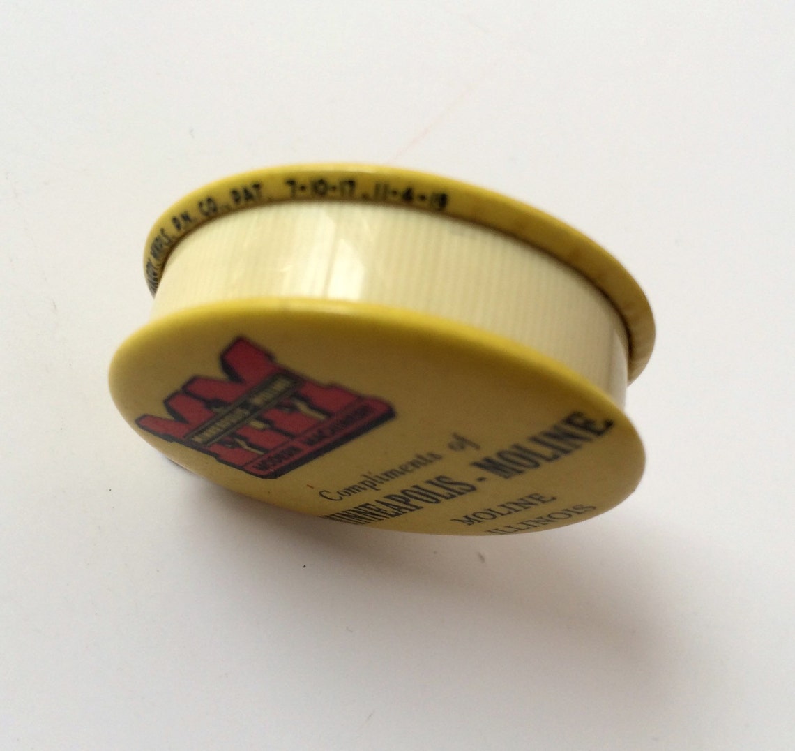Celluloid Tape Measure Tractor Advertising Etsy