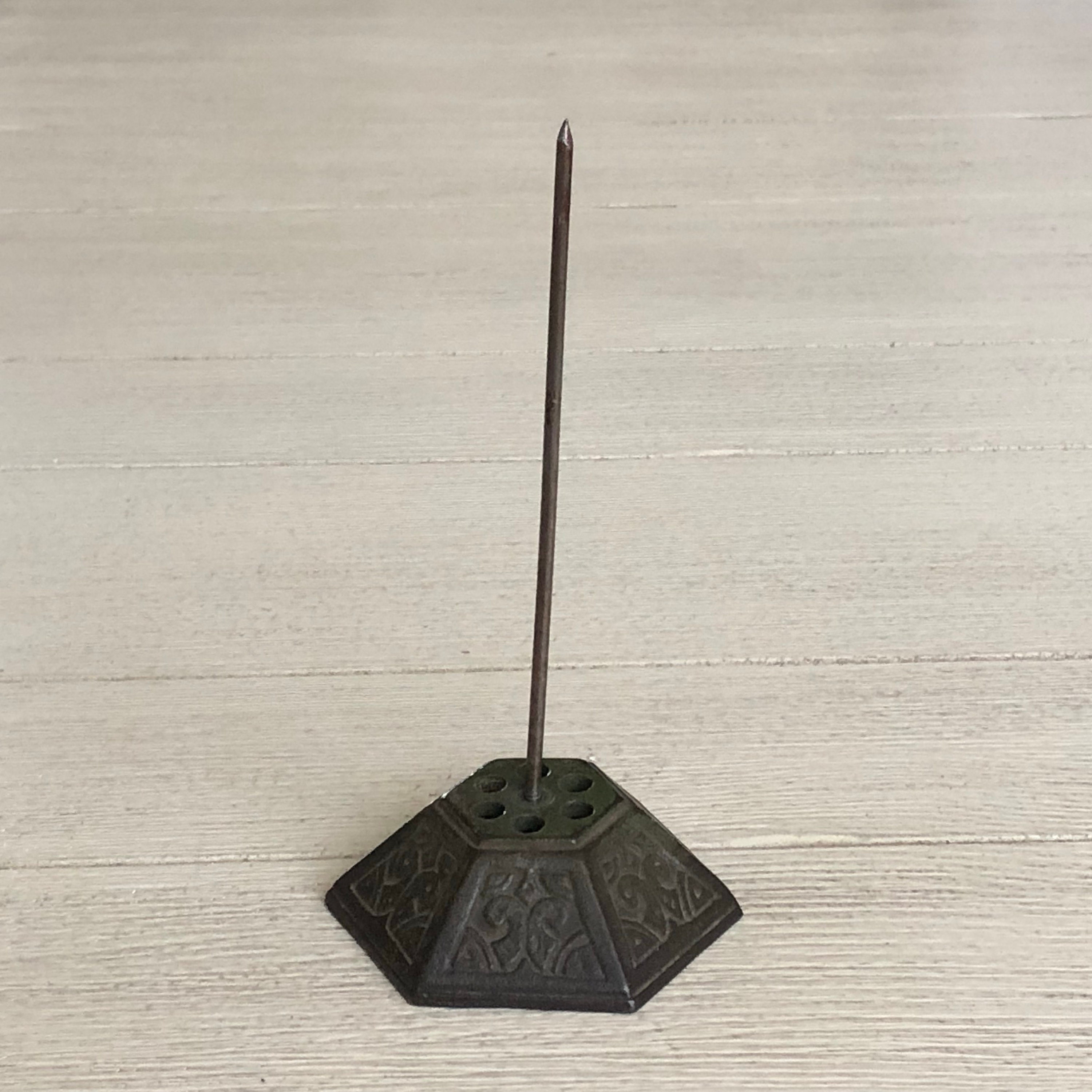 Spindle Paper Spike Office Vintage Desk Supply Spindle Paper Spike Office Vintage Desk Supply 1
