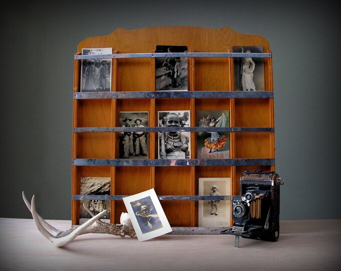 Vintage Postcard Display Wall Rack Photo Card Organization - Etsy
