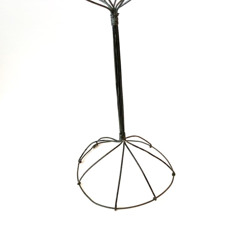 Vintage Wire Hat Stand 17 Millinery Shop Display Head Form Etsy