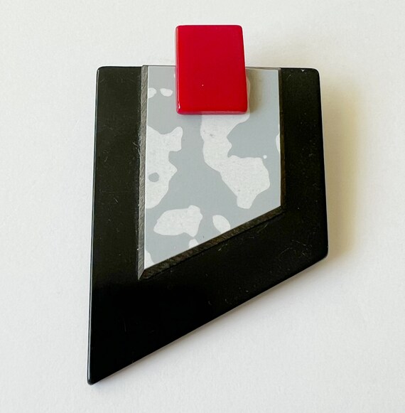 Neiman Marcus Modernist Pin Vintage Lucite Italy … - image 4