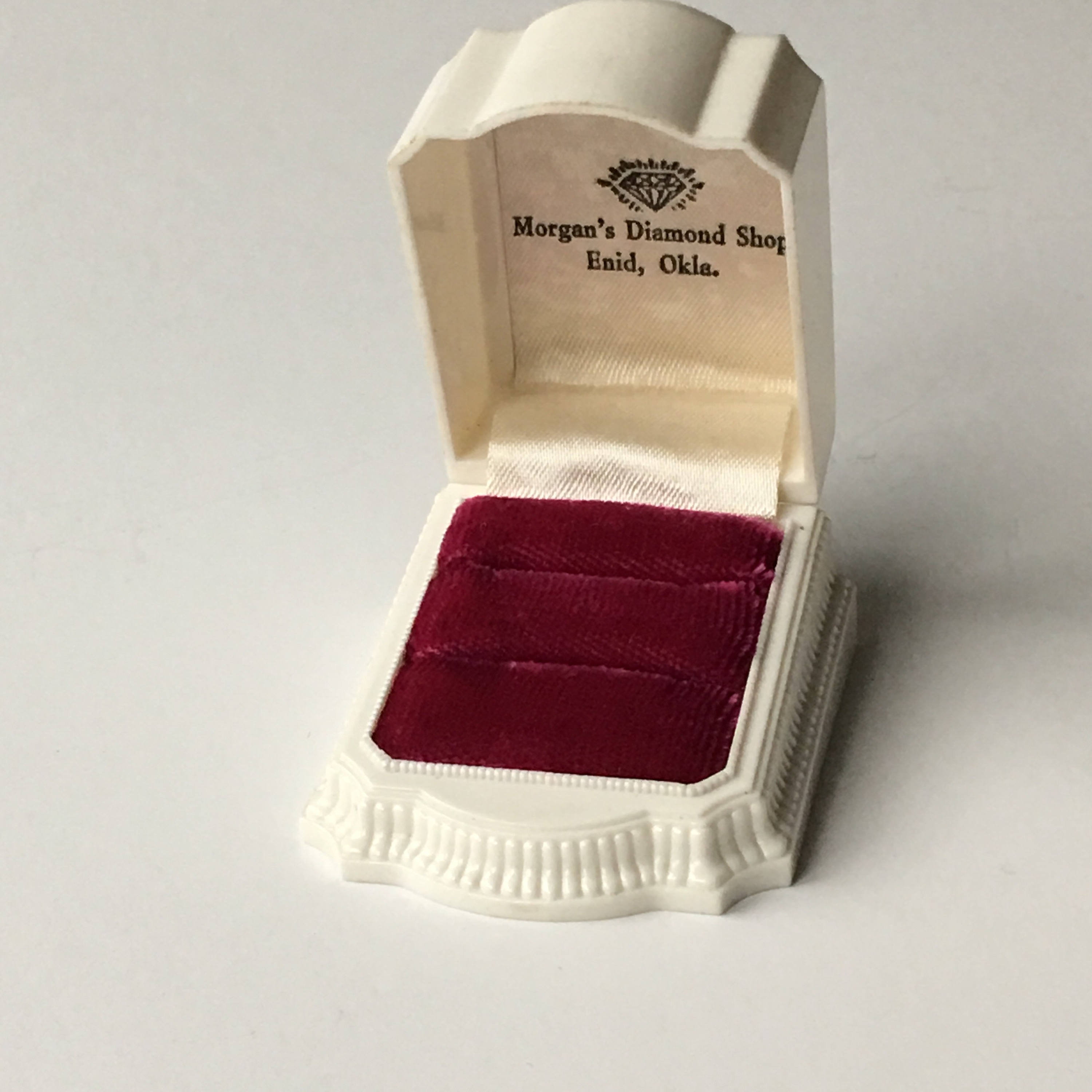 Ring Box Wedding Engagement Vintage Double Ringbox Jewelry