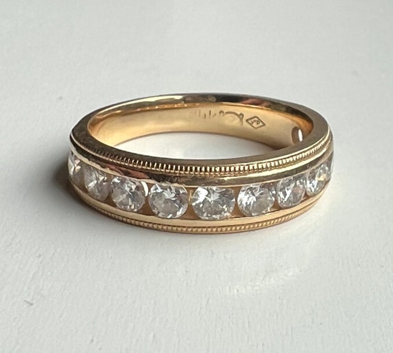 Over 1 Carat Diamond Ring Wedding Band Anniversar… - image 4