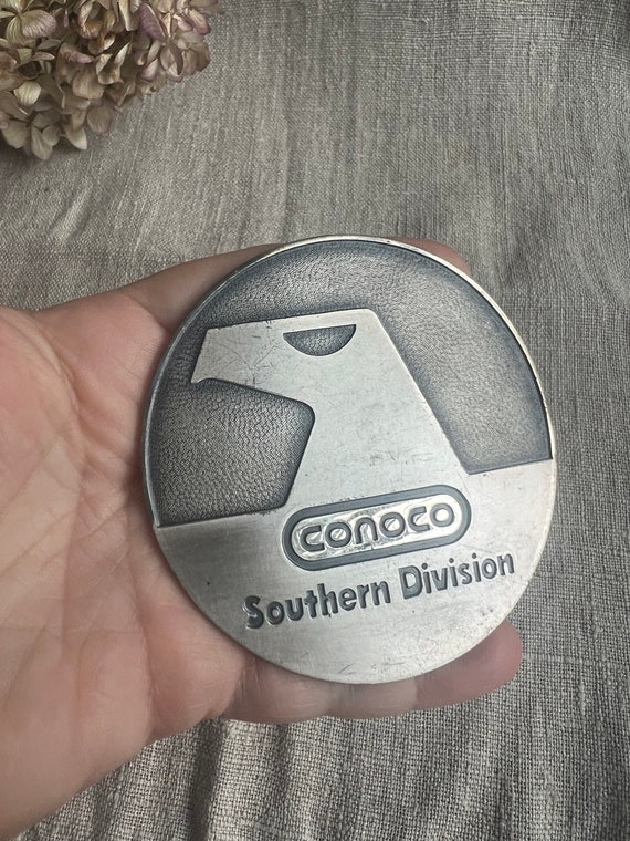 Conoco Sterling Silver Southern Division Vintage … - image 3