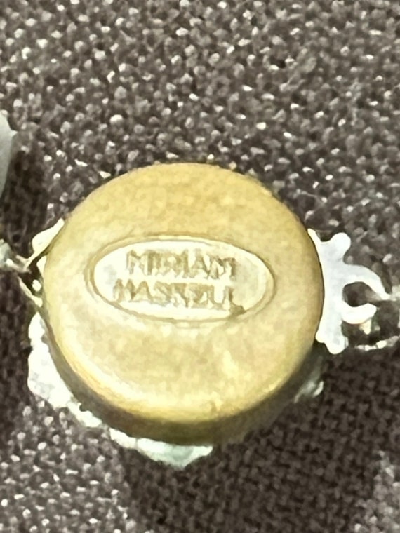 Signed Miriam Haskell Lucite Bead & Rhinestone Ro… - image 7