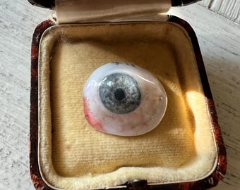 Occhio protesico umano ~ antico set di occhi artificiali