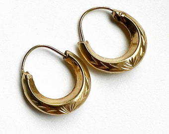Gold Creole Hoops - Etsy