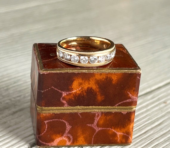 Over 1 Carat Diamond Ring Wedding Band Anniversar… - image 8