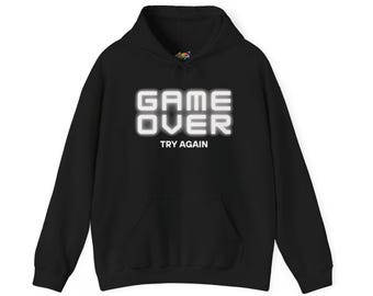 Game Over Hoodie: Retro Video Game Sweatshirt