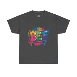 BET Slang Graphic Tee: Heavy Cotton Unisex Streetwear Shirt