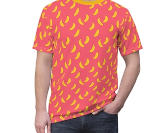 Bananas Graphic Print Tee: Tropical Unisex T-Shirt