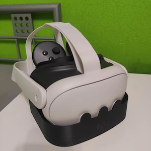 Meta Quest 3 Privacy & Controller Stand – Clean VR Setup