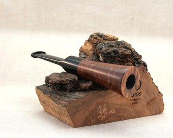 Pipa de béisbol de madera de brezo hecha a mano: accesorio para tabaco filtrado con carbón