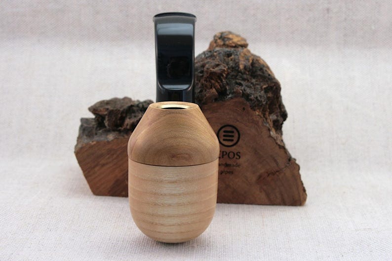 Full Bent Double Calabash Pipe - tobacco and herb accessory made by Epos