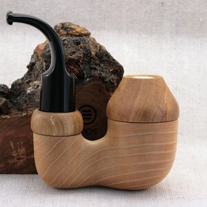 Full Bent Double Calabash Pipe - tobacco and herb accessory made by Epos