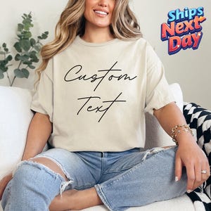 Custom Text Shirt, Custom T-shirt, Custom Tee, Personalized Texting Shirt, Personalized Shirt, Custom Unisex Shirts, Custom Printing Shirt