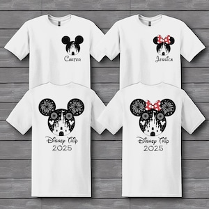 Custom Disney Vacation 2025 Shirt, Disney Family Shirts, Disney Trip 2025 Shirt, Disneyland Shirts, Disney Couple Shirts, Disneyworld Shirt