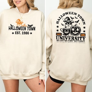 Vintage Halloweentown-sweater 1998, Halloweentown University-hoodie, herfstsweater, Halloweentown-hoodie, Halloween-retrosweater