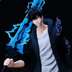 Sung Jinwoo - Solo Leveling - 30 cm figure/Statue ,Sla/3D Printed ,Painted