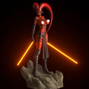 Dart Talon - /25 cm/ figure/Statue ,Pla/Sla/3D Printed ,Painted ,action figures