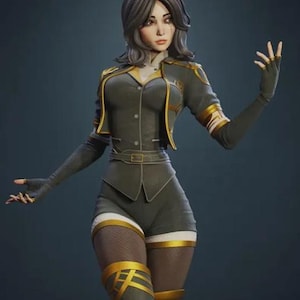 Lune- Clair Obscur Expedition 33 - /25 cm/ figure/Statue ,Pla/Sla/3D Printed ,Painted ,action figures