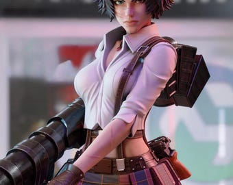 Lady  - Devil May Cry -  25 cm/ figure/Statue ,Pla/Sla/3D Printed ,Painted ,action figures