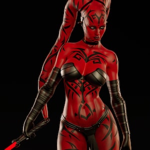 Darth Talon /25 cm/ figure/Statue ,Pla/Sla/3D Printed ,Painted ,action figures