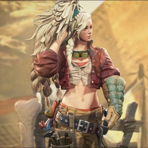 Gemma - Monster Hunter Wilds - 25 cm Figur/Statue ,Sla/3D Gedruckt,Bemalt