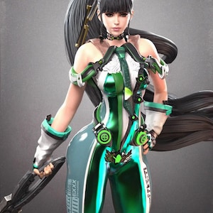 EVE - Stellar Blade 30 cm/ figure/Statue ,Pla/Sla/3D Printed ,Painted ,action figures