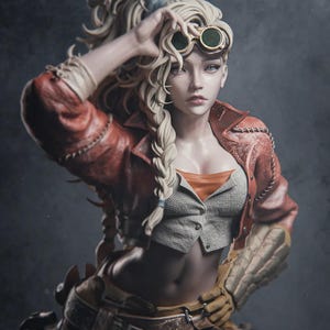 Gemma - Monster Hunter Wilds - 30 cm Figur/Statue ,Sla/3D Gedruckt,Bemalt