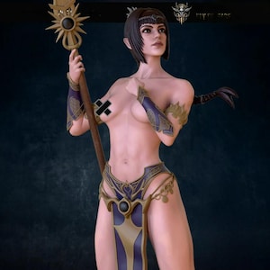 Shadowheart  NSFW - Baldurs Gate 3  - 25 cm figure/Statue ,Sla/3D Printed ,Painted