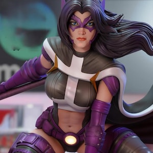 Huntress - DC COMICS - 25 cm/ figure/Statue ,Pla/Sla/3D Printed ,Painted ,action figures