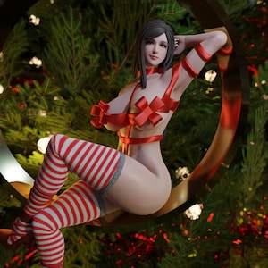 Tifa  lockhart  - Final Fantasy - 20 cm figure/Statue ,Sla / 3D Printed