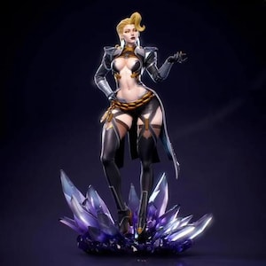 Emma Frost - X-men / 25 cm/ figure/Statue ,Pla/Sla/3D Printed ,Painted ,action figures