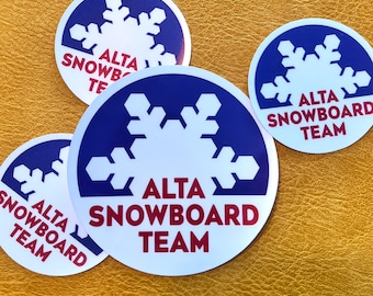 Alta Snowboard Team - Vinyl Sticker