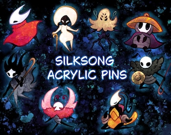 Silksong Acrylic Pins