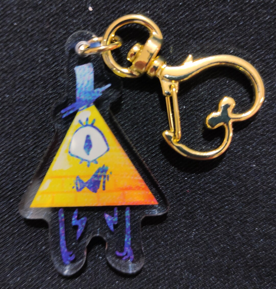 Bill Cipher Acrylic Charm - Etsy