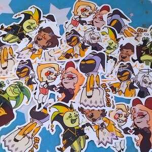 Hazbin Hotel + Helluva Boss-stickers
