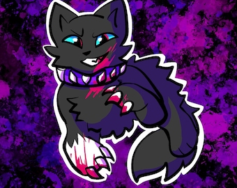 Scourge Warrior cats acrylic keychain