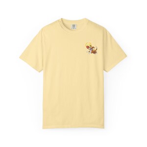 Skurril Cartoon Hund T-shirt, lustiges Hunde-Liebhaber Geschenk, lässiges Unisex T-Shirt, perfekt für Geburtstage, Sommer Vibes, Tierliebhaber