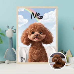Customized Cartoon Pet Portrait, Personalized pet vector, Pet Vector, My pet portrait (Head to chest) digital files only