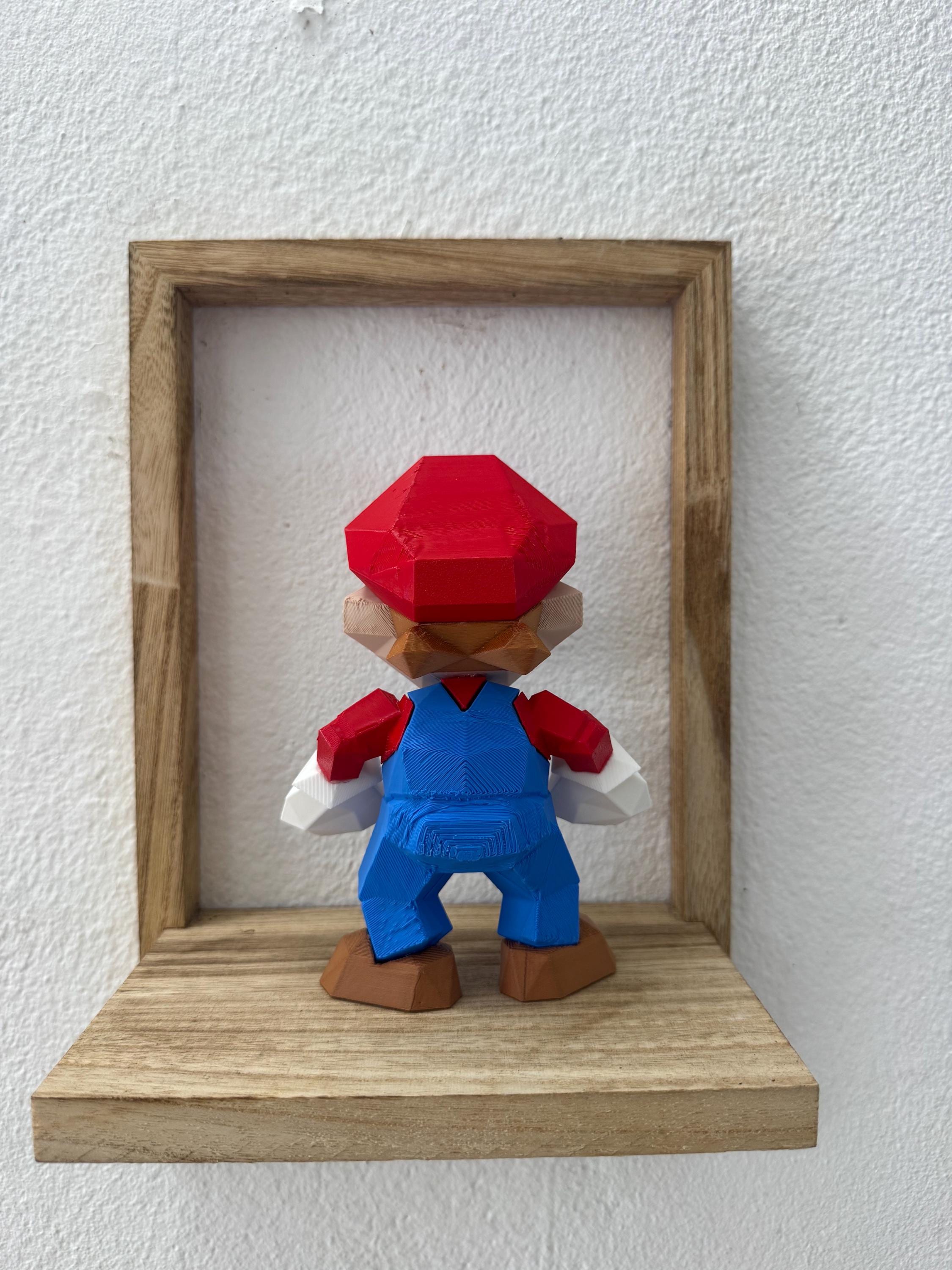 Mario 64 5.13 in (N64) – Low-poly 3D Figure | Collectible - Etsy