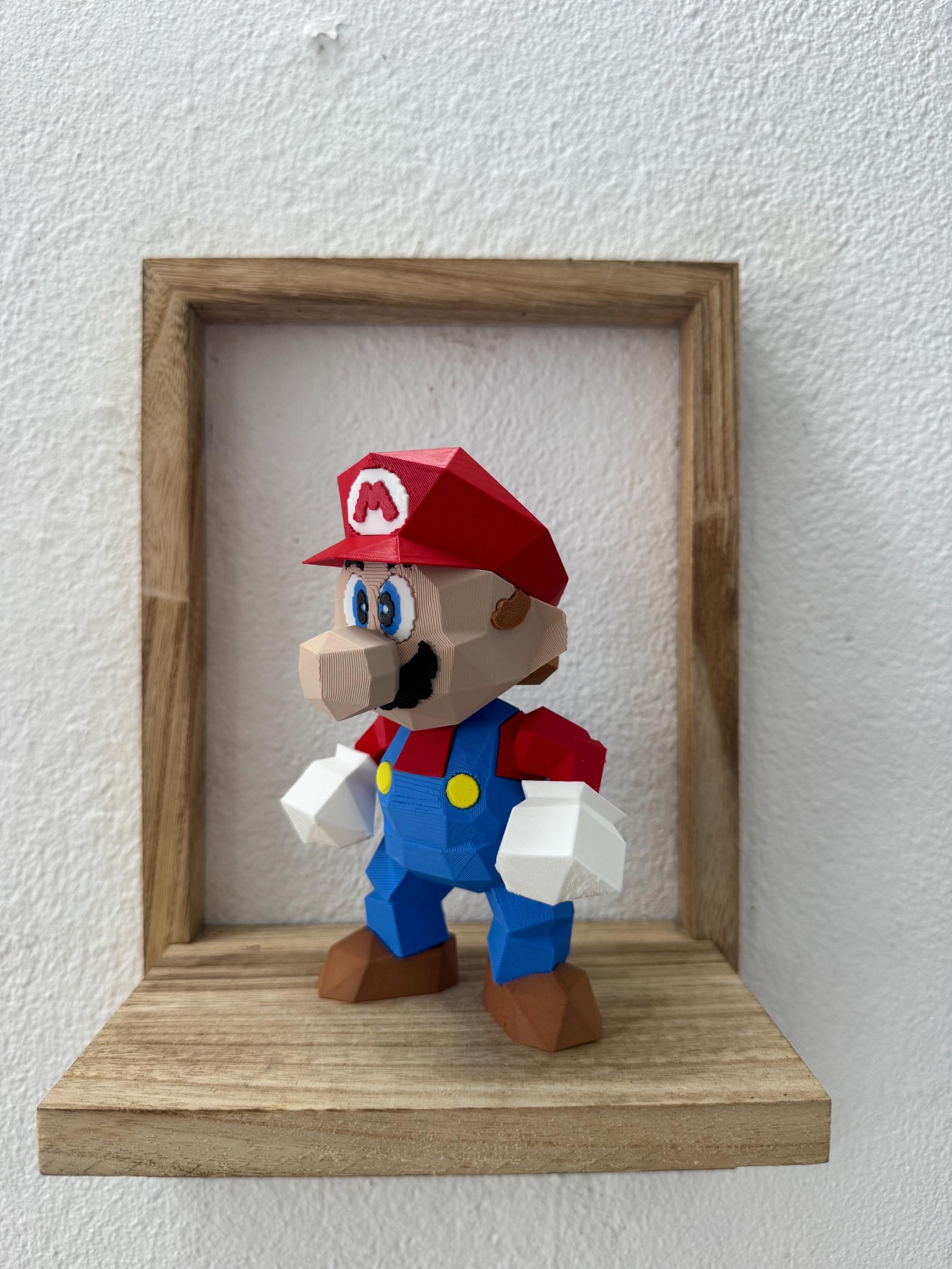 Mario 64 5.13 in (N64) – Low-poly 3D Figure | Collectible - Etsy