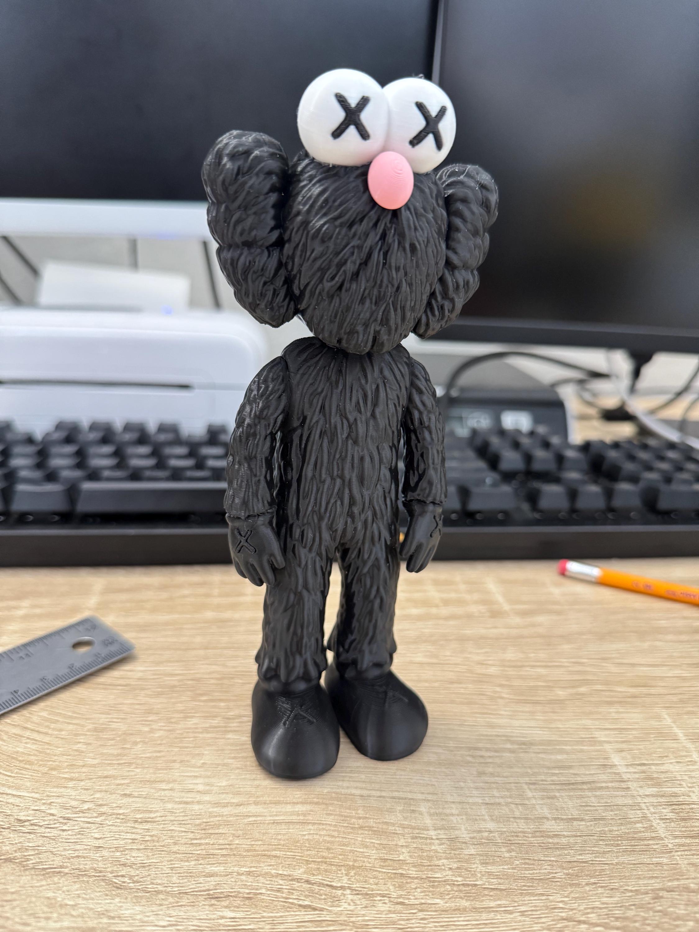 Kaws Bff Original Authentic Kaws Kaws Black Bff Plush 16 Inch KAWS