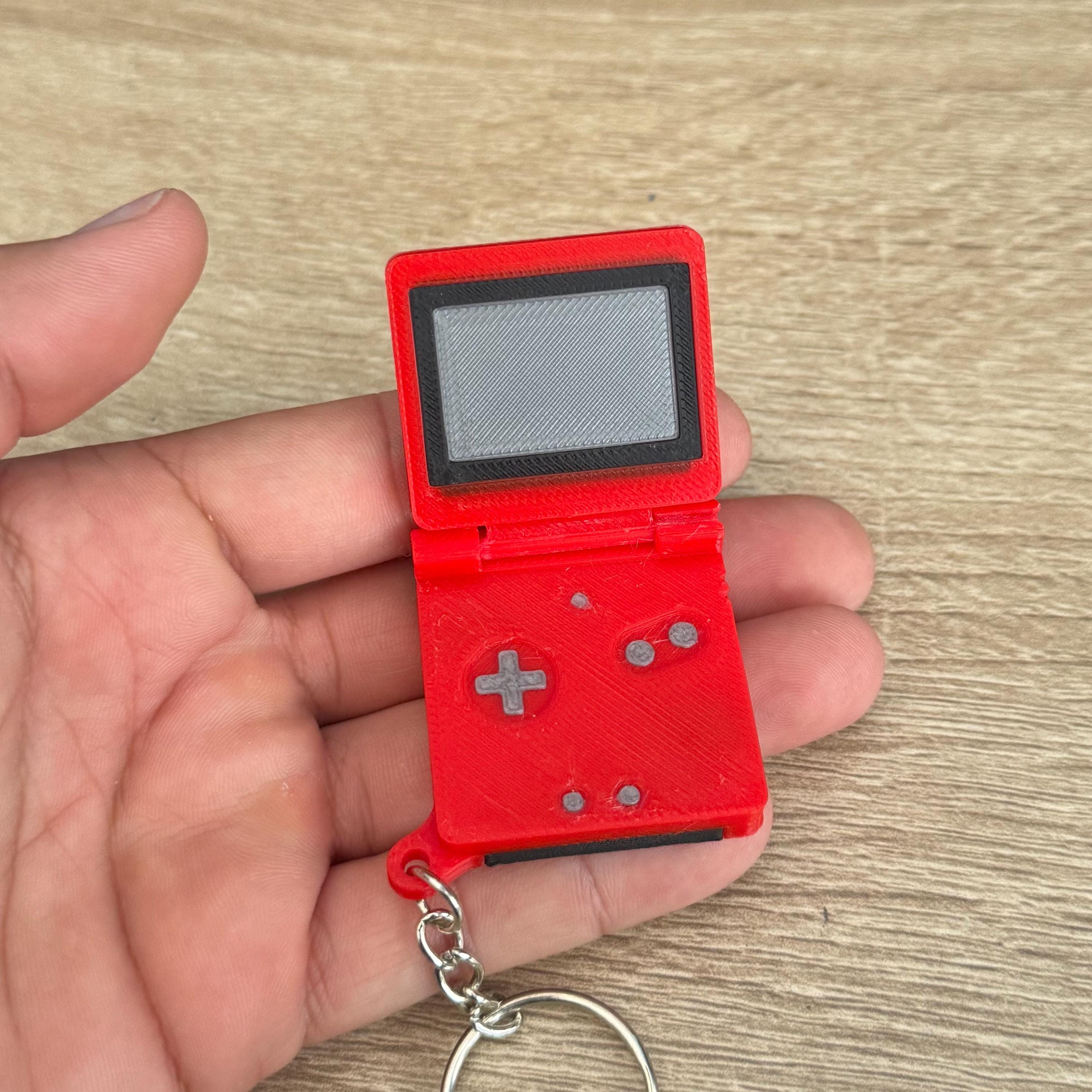【レトロ】Nintendo GAMEBOYADVANCE SP キーホルダー Mini 3d-printed Game Boy Advance SP Keychain – Retro Gaming