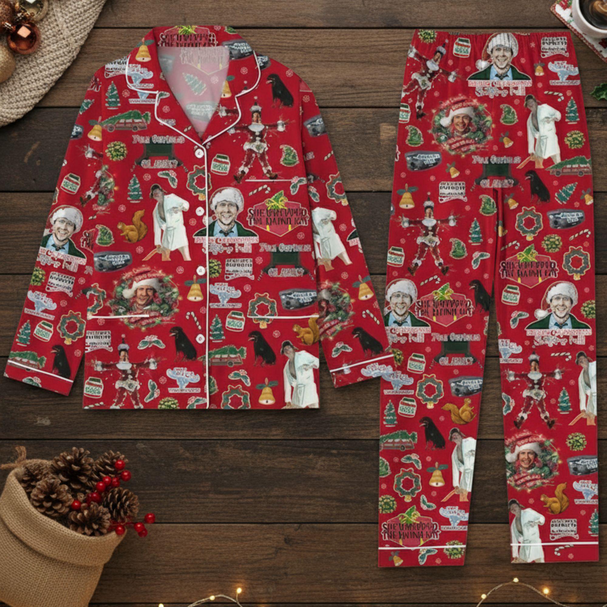 Discover Christmas Griswold Vacation Pajamas , Griswold Xmas Pajamas Set, Christmas Movie Pajamas
