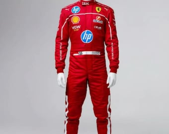 F1 Movie 2025 Racing Suit, Customize Logo, All Sizes available