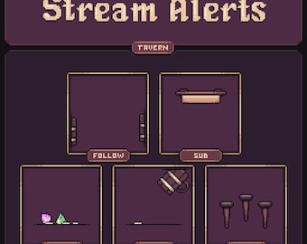 Medieval Tavern Animated Stream Alerts